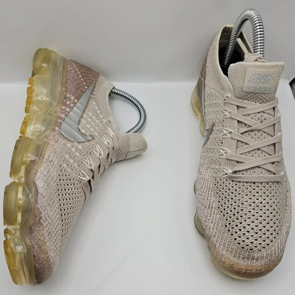 Nike Air Vapormax Flyknit String Metallic Womens 7 (UK 4.5) Running Shoes